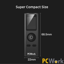 PCWork PCW11A - Super compact laser distance meter 68.5x22x14mm (30m)