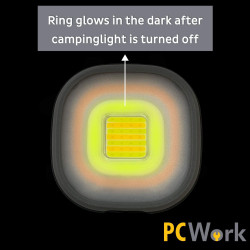 PCWork PCW12J - 450lm LED Camping Lantern with Power Bank - IPX4