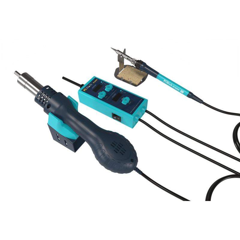 PCW09C 2-in-1 Hot Air Station Soldering Station 650W