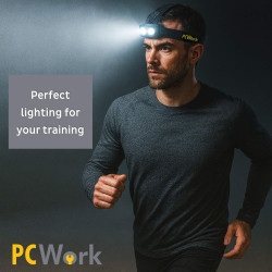 PCWork PCW12G - 720lm LED Headlamp with Red Light + SOS - 2000mAh Rech