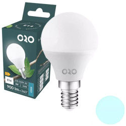 LED E14 G45 230V 8W 6500K (blanco frío) 900lm - LED POL ORO-E14-G45-TO