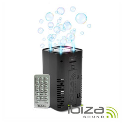 Máquina de burbujas - Negra - LEDs, Pilas - IBIZA
