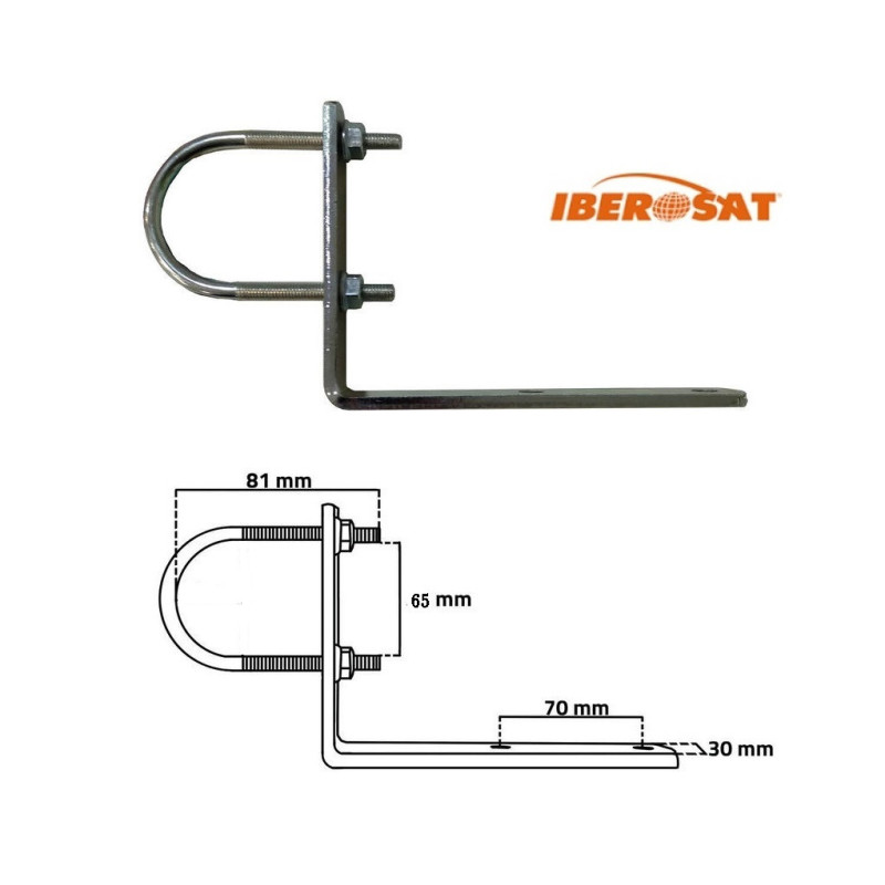 WALL ANTENNA SUPPORT 12CM