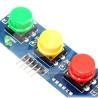 Module of 3 colored buttons