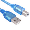 Cabo USB-A/USB-B  30CM cor azul