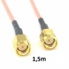 Cable SMA macho / macho (RG316) - 1.50 m