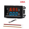 Voltimetro/Amperímetro Digital LED (4,5...100VDC / 0...100Amp) com shu