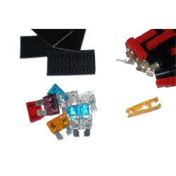 7 way DC Distribution, Fuses "Compatible with Powerpole®"