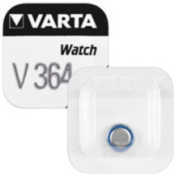 V364 / SR621SW / SR60 / AG1 Battery - 1.55V Silver Oxide - Varta