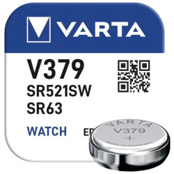 Pila V379 / SR521 / SR63 / AG0 - 1,55V Óxido de plata - Varta