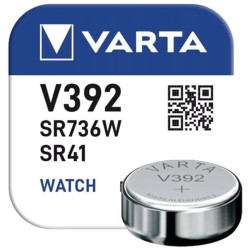 V392 / SR736 / SR41 / AG3 (LR41) Battery - 1.55V Silver Oxide - Varta