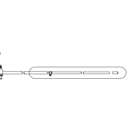 Replacement Radial for Grazioli FE10V 26-30 MHz (5/8 λ)