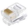 Plug RJ12 / 6-Way - for round cable