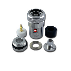 Conector N Macho de Soldar para Cabo Coaxial 7 mm