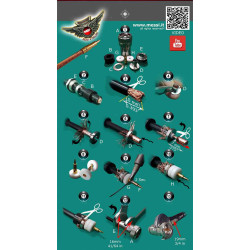 N Male Solder Connector for 7 mm Coaxial Cable