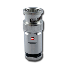 Conector BNC Macho de Soldar para Cabo Coaxial 5 mm / 5,4 mm