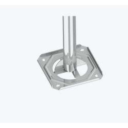 Soporte de suelo para antena Ø40mm 0.76m galvanizado