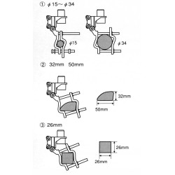 Diamond K501 Mount for Horizontal Bar or Mast