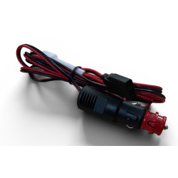 LIGHTER CONNECTION POWER CABLE WITH 3 PIN CONNECTOR