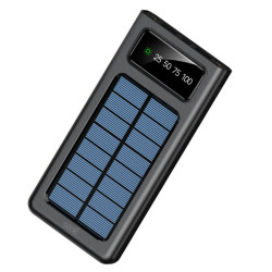 Power Bank Universal COOL 10.000 mAh con Panel Solar y 4 Conexiones