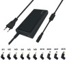 COOL Slim 90W Universal Laptop Charger with 10 Connectors and USB QC