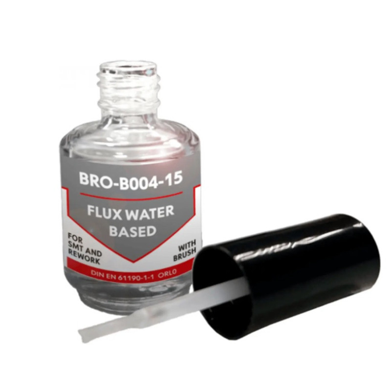 Broquetas BRO-B004-15 Fluxo de Soldadura à Base de Água 15 ml