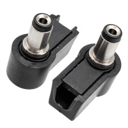 5,5x2,1x9mm Female DC plug Right-Angle