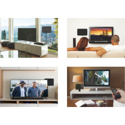 Antena Interior DVB-T/T2 con Amplificador Golden Media GM-T2ANT-02