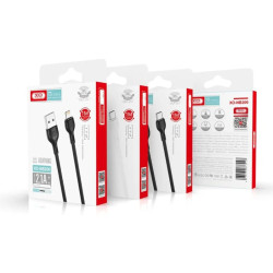 Cable USB-A Macho a USB-C Macho 2,1A 1,0 m Negro - XO NB200