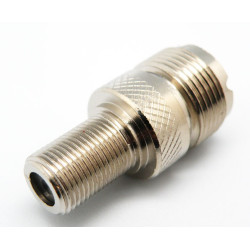 Adaptador F Fêmea para UHF Fêmea (SO239)