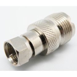 Adaptador F Macho para UHF Fêmea (SO239)