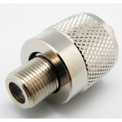 Adaptador F Fêmea para UHF Macho (PL259)
