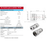 Conector N Macho de Soldar para H155 PTFE