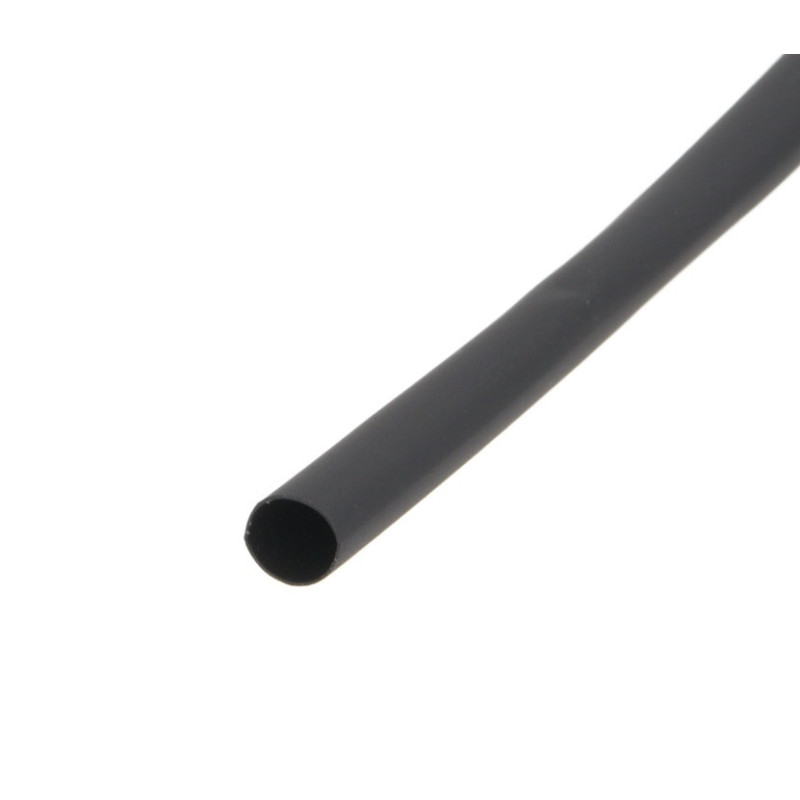 Heat Shrink Tube 1,2m 2 : 1 Ø 6.4 - 3.2mm Black