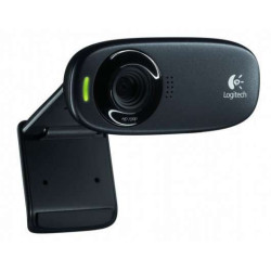 Logitech C310 HD 720p USB Webcam with Built-in Microphone Black