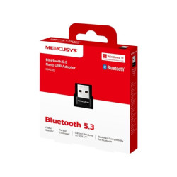 Adaptador Nano USB Bluetooth 5.3 Mercusys MA530 Negro