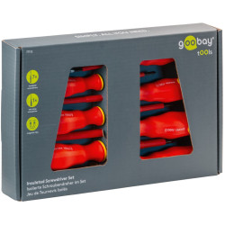 Conjunto de Chaves de Fenda Isoladas Goobay 8 Peças até 1000V