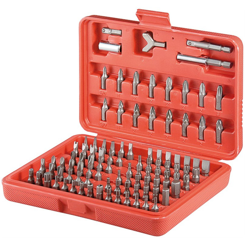 Fixpoint 100-Piece Bit Set for Electric Drills and Ratchet Wrenches