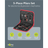 Goobay 5-Piece Precision Pliers Set