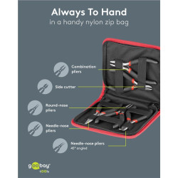 Goobay 5-Piece Precision Pliers Set