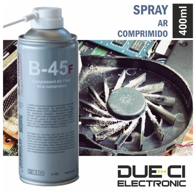 Spray de Ar Comprimido DUE-CI B-45F 400ml