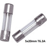 Fusível de Vidro Lento ESKA 5x20mm T6.3A 250VAC