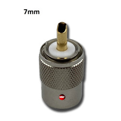 Conector PL-259 Macho Standard para Cable 7mm