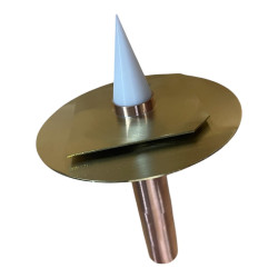 Antena POTY Dual Band 2.4 GHz / 10 GHz para QO-100 — Versão SMA