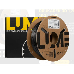 Filamento PET-G LUME Preto 1,75mm 1kg para Impressora 3D