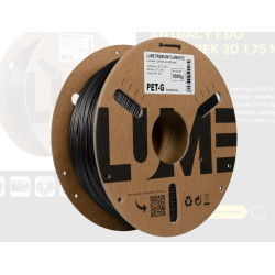 Filamento PET-G LUME Preto 1,75mm 1kg para Impressora 3D