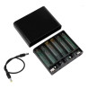 DIY UPS Battery Box for 6x 18650 Cells 5V/9V/12V 60W without Batteries