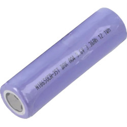 Bateria Li-Ion 18650 3,6V 3500mAh 10A Ø18,55x65,1mm