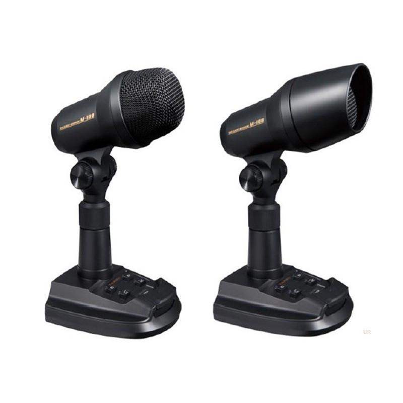 Yaesu M-100 Microfone de Mesa Dual-Element Dinâmico/Condensador