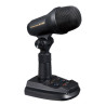 Yaesu M-100 Microfone de Mesa Dual-Element Dinâmico/Condensador